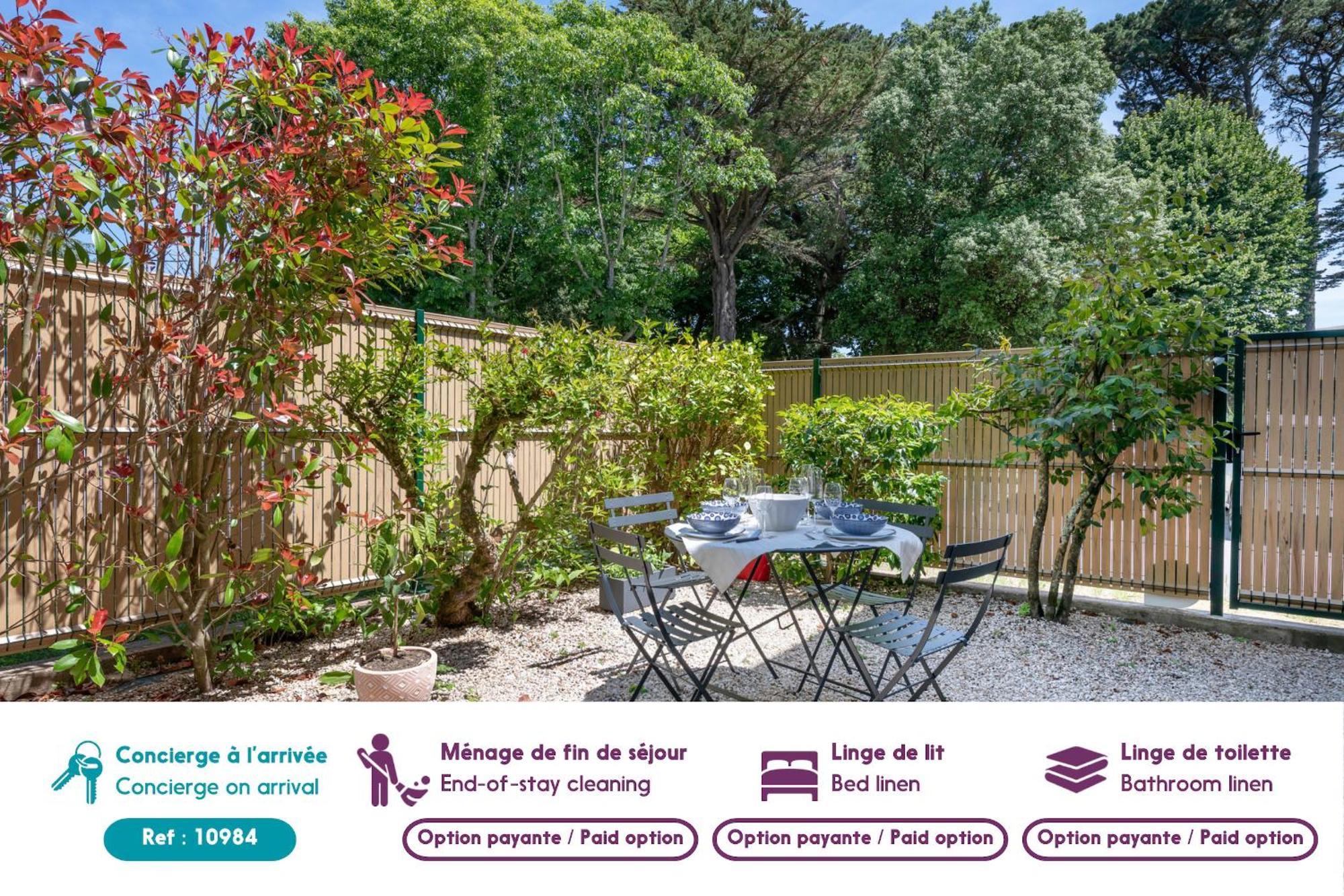 Rez-De-Jardin Pour 3 Personnes Proche De La Plage Pornic Exterior foto